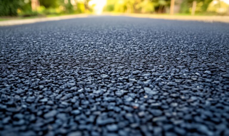 new asphalt road surface close up view Asfalt Avantajları: Yol Yapımında Asfaltın Üstün Performansı | Güven Asfalt