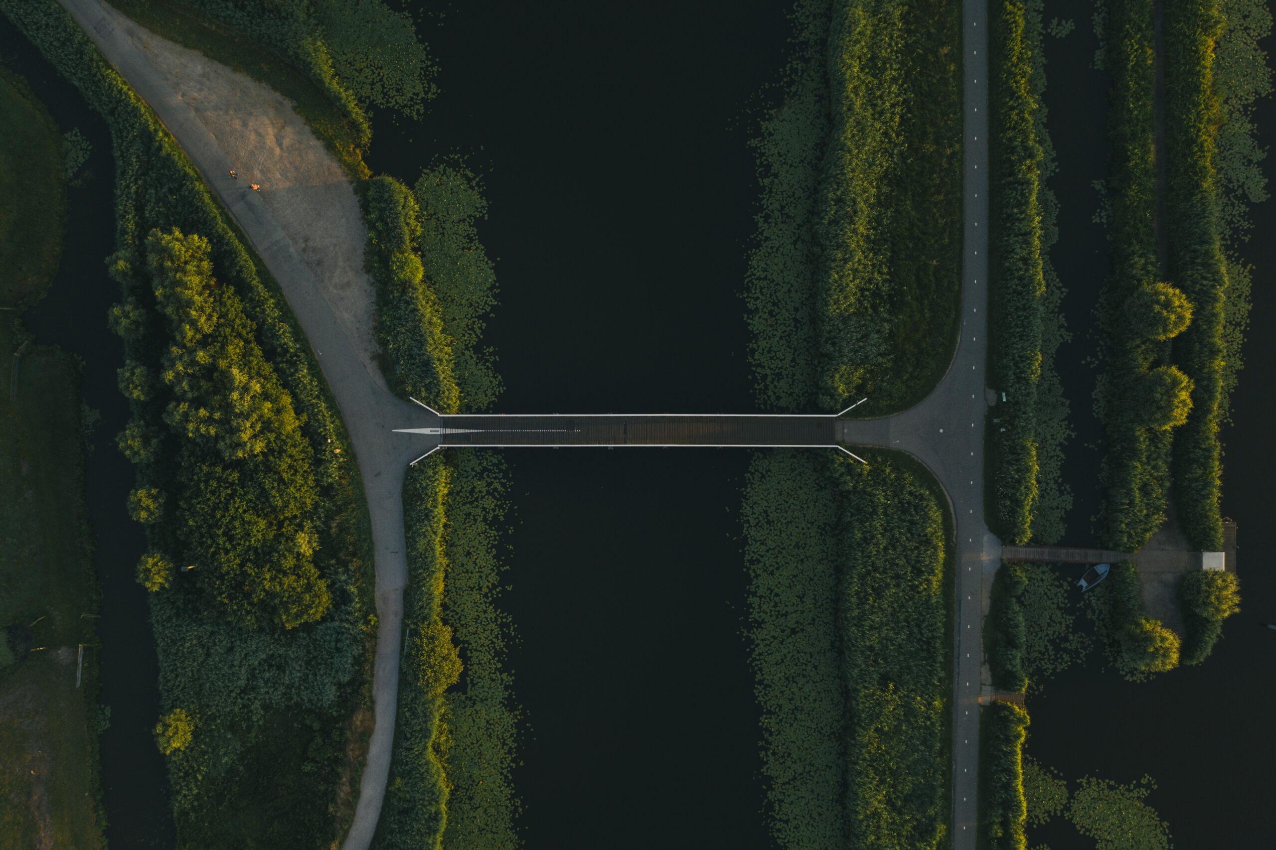 aerial view bridge amidst trees scaled Pe Blog